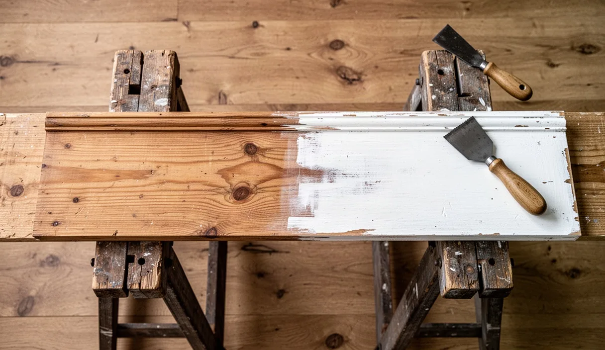 How to Strip Paint from Salvaged Pine Baseboards